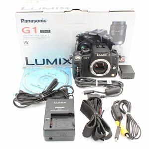 ショット数499回、元箱付き。★良品★ PANASONIC パナソニック LUMIX G1 ボディ コンフォートブラック DMC-G1-K