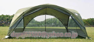  4.5メートル　タープテント　天幕　屋外　日除け　超大型　紫外線防止　簡単キャンプ