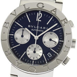 ブルガリ BVLGARI BB38SSCH ブルガリブルガリ クロノグラフ 自動巻き メンズ _807609