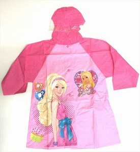 Barbie/バービー レインコート ジュニア Sサイズ 着せ替え人形 Love Cute キャラクター 雨合羽 海外輸入品 雑貨[未使用品]