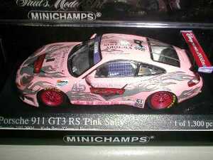 PMA 1/43 Porsche ポルシェ911GT3RS NO45 Pink Sally 2004