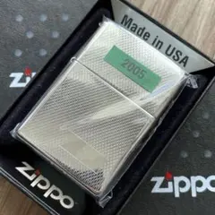 【USED】zippo 2005年 vintage レギュラー シルバーデザイン