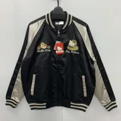 新品★男女兼用★Mサイズ★ハローキティ★正規ライセンス★スカジャン 黒 銀色