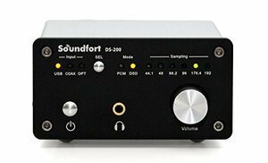 【中古】Soundfort DS-200: ハイパフォーマンスUSB DAC（32bit/192kHz DSD5.6MHz対応／多彩なデジタル入出力） ヘッドフォンアンプ搭載