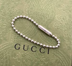 【即決/送料込み】正規品 GUCCI/グッチ(B)ショートボールチェーン シルバー925/スターリングシルバー(12.5cm)ドッグタグショートチェーン