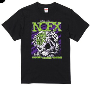 NOFX ノーエフエックス Tシャツ ファイナルジャパンツアー XLサイズ バンドTシャツ バンT 新品未使用 HI-STANDARD ハイスタ