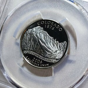 準最高鑑定 PCGS RP69DCAM 2006 コロラド州 アメリカ50州25セント硬貨 アンティークコイン モダンコイン