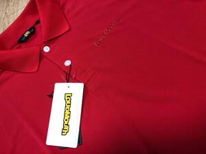 LOUDMOUTH GOLF(ラウドマウス ゴルフ) 春夏、吸汗速乾、UVカット、半袖ポロシャツ 761-603(RED)Ｌ