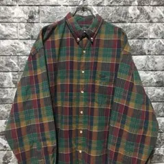 希少 GUESS チェックシャツ USA製 ゲス ビッグシルエット シャツ