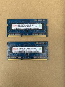 hynix 2GB 1Rx8 PC3-10600S 2枚=4GB 中古動作品
