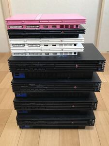 SONY PlayStation2本体8台まとめてSCPH-30000 、SCPH-50000、SCPH-70000、SCPH-75000、SCPH-77000 ゲーム機 動作未確認　中古ジャンク