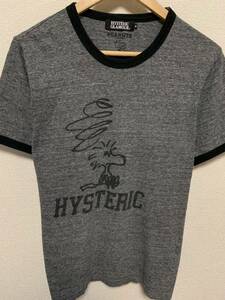 ★値下げ交渉あり★名作★ヒステリックグラマー ウッドストックスヌーピーTシャツ★L734★美品★サイズM★ hysteric 早い者勝ち 完売 貴重 