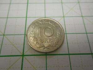 硬貨　貨幣　コイン　世界　１９６１年　DANMARK（２８５）