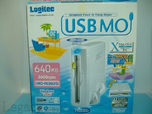 【Logitec ロジテック LMO-F636U（S) 640MB MOドライブ】