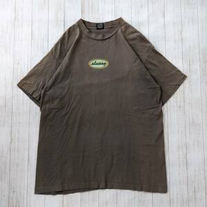 STUSSY/ステューシー/80S/黒タグ/ヴィンテージ/USA製/両面サークルロゴTシャツ/希少XLサイズ/ビッグシルエット