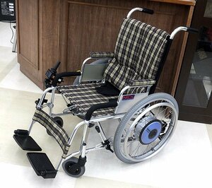 ●店頭引取可!! YAMAHA/ヤマハ 車椅子用電動ユニット JWX-1 PLUS+ 20インチ 4.5km/h仕様 ベース(Nick製 介助用車いす) 動作確認済