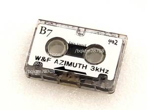マイクロカセットレコーダー用　カセットテストテープ W&F AZIMUTH