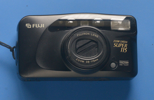フジ　ズームカメラ　スーパー115　FUJI　SUPER115　38-115mm 動作未確認　ジャンク　ソフトケース付き　フィルムカメラ