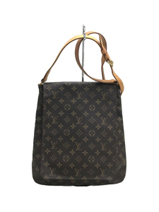 LOUIS VUITTON◆ミュゼット_モノグラム_BRW/PVC/BRW