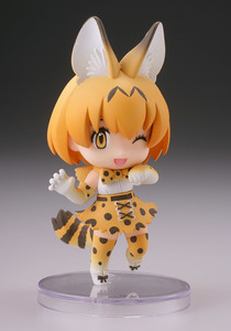 【新品、未使用】サーバル（ウインクVer.）けものフレンズ デフォルメ立体図鑑 かぷせるフレンズ Vol.1 サバンナ編 海洋堂 カプセルQ