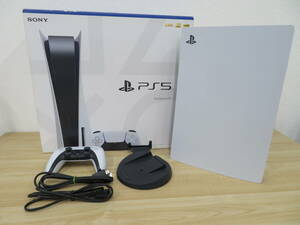 SONY ソニー PS5 PlayStation5 プレイステーション5 CFI-1000A USBケーブル欠品 通電のみ確認 激安1円スタート