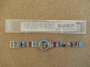 SWATCH　希少　THE PEOPLE　92年限定モデル　未使用保管品　ケース&取説保証書付き　電池交換済み　激安 !!k