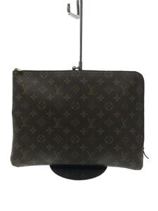 LOUIS VUITTON◆ポーチ[仕入]/-/ブラウン/無地/M44499/エテュイヴォワヤーMM