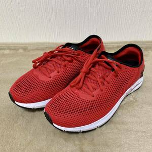 【未使用美品】アンダーアーマー　ランニングシューズ　UNDER ARMOUR 3023543-601 / 26cm / レッド / 箱付き UA HOVR Sonic 4