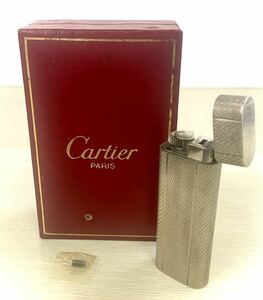 Cartier カルティエ ライター カルチェ　ケース付　予備石付　送料込　60年位前の品かもしれません　シルバー