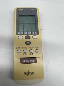 【RL-3-71】FUJITSU 富士通 AR-EG1 ジャンク品 エアコンリモコン フタなし
