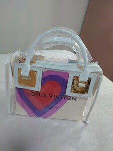 ☆ ルイヴィトン 限定ショッパー＆クリアバッグのセット♪ Louis Vuitton ショップ袋 ブランドショッパー クリアトート白 ブランド紙袋 