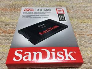 新品未開封 SanDisk Ultra 3D 500GB 内蔵SSD 2.5インチ サンディスク