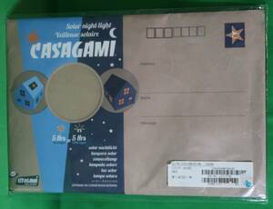 LITOGAMI CASAGAMI BASIC/ミニ ソーラー・クラフトライト Mini Solar Powered House Night Light - Casagami Original Kraft PE240-00-0001