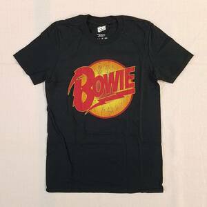 魅惑のバンドT特集! 未使用『DAVID BOWIE デヴィッド・ボウイ』半袖Tシャツ 英国製 ブラック サイズS／ロックT