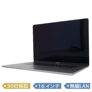 【中古】Apple/ MacBook Pro Touch Bar/Core i7 2.6GHｚ/メモリ16GB/SSD 512GB/2019/16インチ/MacOS (11.7)/ノート【B】