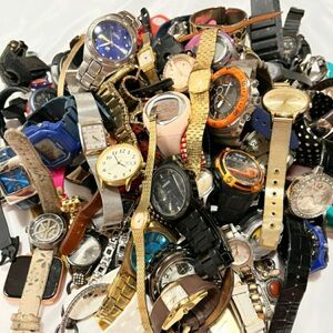 腕時計 大量 110点以上 5㎏超 まとめ売り ジャンク扱い SEIKO セイコー GUESS ELGIN RELIC CASIO ARMANI BUCHERER 他 おまとめ Watch R08