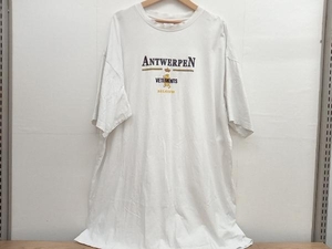 VETEMENTS ヴェトモン Tシャツ L コットン UE51TR430W 21SS ワントワーププリント オーバーサイズ ホワイト