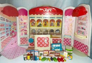 リカちゃん スーパー 当時物 旧タカラ おもちゃ 玩具 昭和レトロ 人形 1970年代 ドール 着せ替え人形 ハウス おもちゃ
