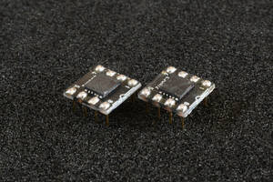 微妙なB級 MUSES05 1回路8ピンDIP化 (超)ローハイト仕様 2個セット ハイグレードコンデンサー装着2回路化アダプター付き