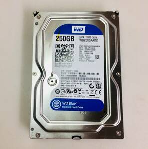 □15985時間 Western Digtal WD Blue WD2500AAKX 3.5インチHDD 『正常判定』 250GB