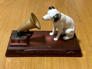 Victor ビクター ニッパー ビクター犬 フィギュア 置物 陶器人形 蓄音機 非売品 レトロ レア物
