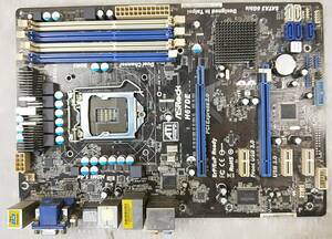 【中古パーツ】BIOS確認のみ、ASROCK H67DE マザーボード ＩＯパネル LGA1155 ■MB2277