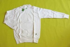1402-S　昭和の体操着　白　長袖　150cm　日本製　コーマ糸使用　日本製　新古品　未使用　エトワール海渡　　