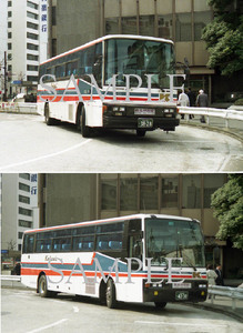 F【バス写真】L版２枚　京成バス　高速車