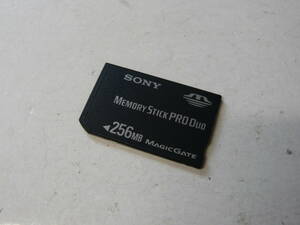 動作保証！SONY Memory Stick PRO Duo 256MB MAGIC GATE