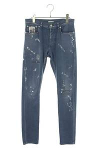 ディオール DIOR Raymond Pettibon 19AW 943D000B205X サイズ:28インチ モナリザパッチスリムフィットデニムパンツ 中古 SB01