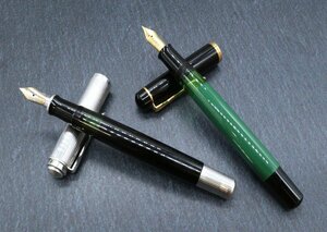 (キャップ925×1/ペン先18C×1) Pelikan ペリカン 万年筆 ペン先18C×1/他刻印無し×1 計2点 ※筆記未確認 ◆おたからや【Y-A62550】同梱-2