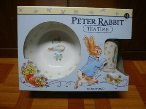 ☆Wedgewood Peter Rabbit　TEA TIME　3点セット（カップ・ボウル・皿）Boxed Composition A
