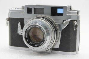 【返品保証】 コニカ Konica IIIA Konishiroku Hexanon 48mm F2 レンジファインダー カメラ s7733