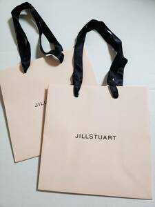 新品★JILL STUART ジルスチュアート　ショッパー♪ハンディバッグ Sサイズ×2枚♪紙袋★